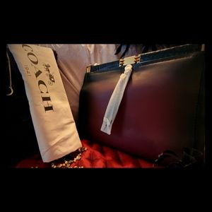 Troupe Shoulder Bag 34 w/Croc Detail